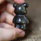 Golden Sheen Obsidian - standing bear