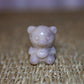 Pink Amethyst - sitting bear