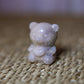 Pink Amethyst - sitting bear