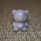 Pink Amethyst - sitting bear