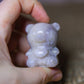 Pink Amethyst - sitting bear