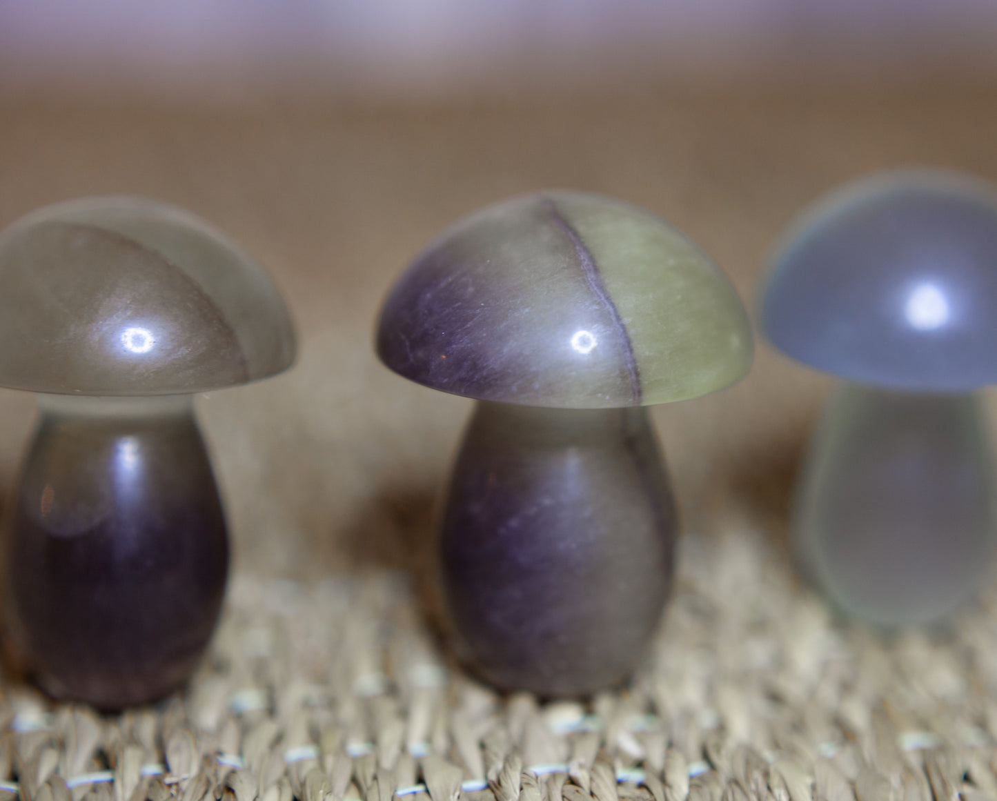 Fluorite - large mushroom