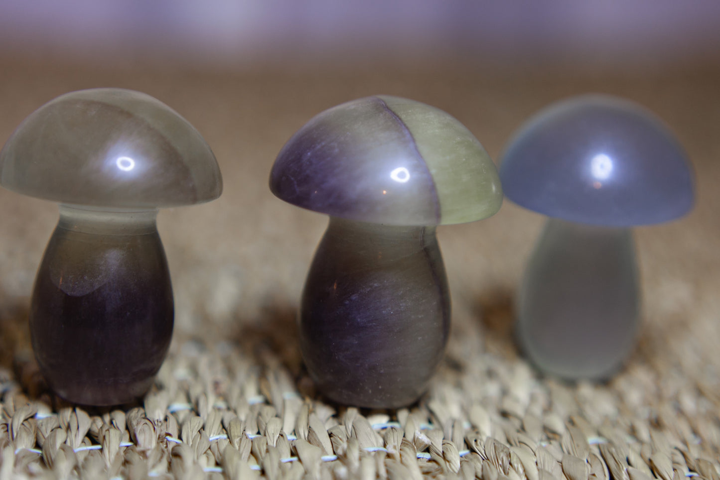 Fluorite - large mushroom