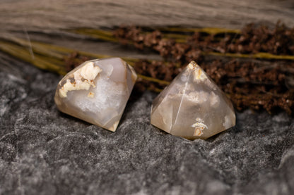 Blomsteragat - stor diamant