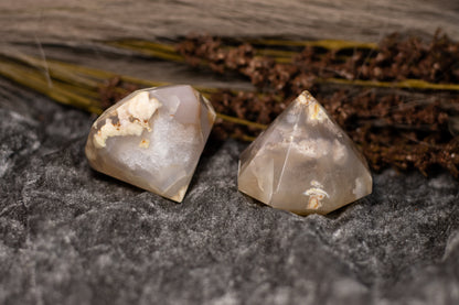 Blomsteragat - stor diamant