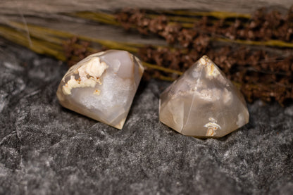 Blomsteragat - stor diamant