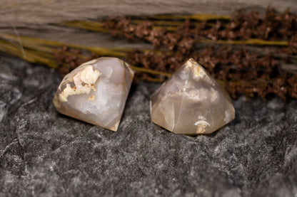 Blomsteragat - stor diamant
