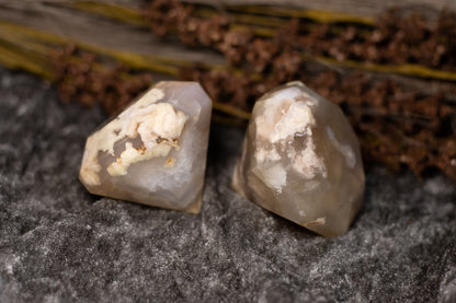 Blomsteragat - stor diamant