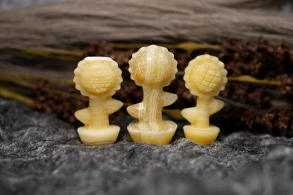 Bandad Orange Kalcit - Solros