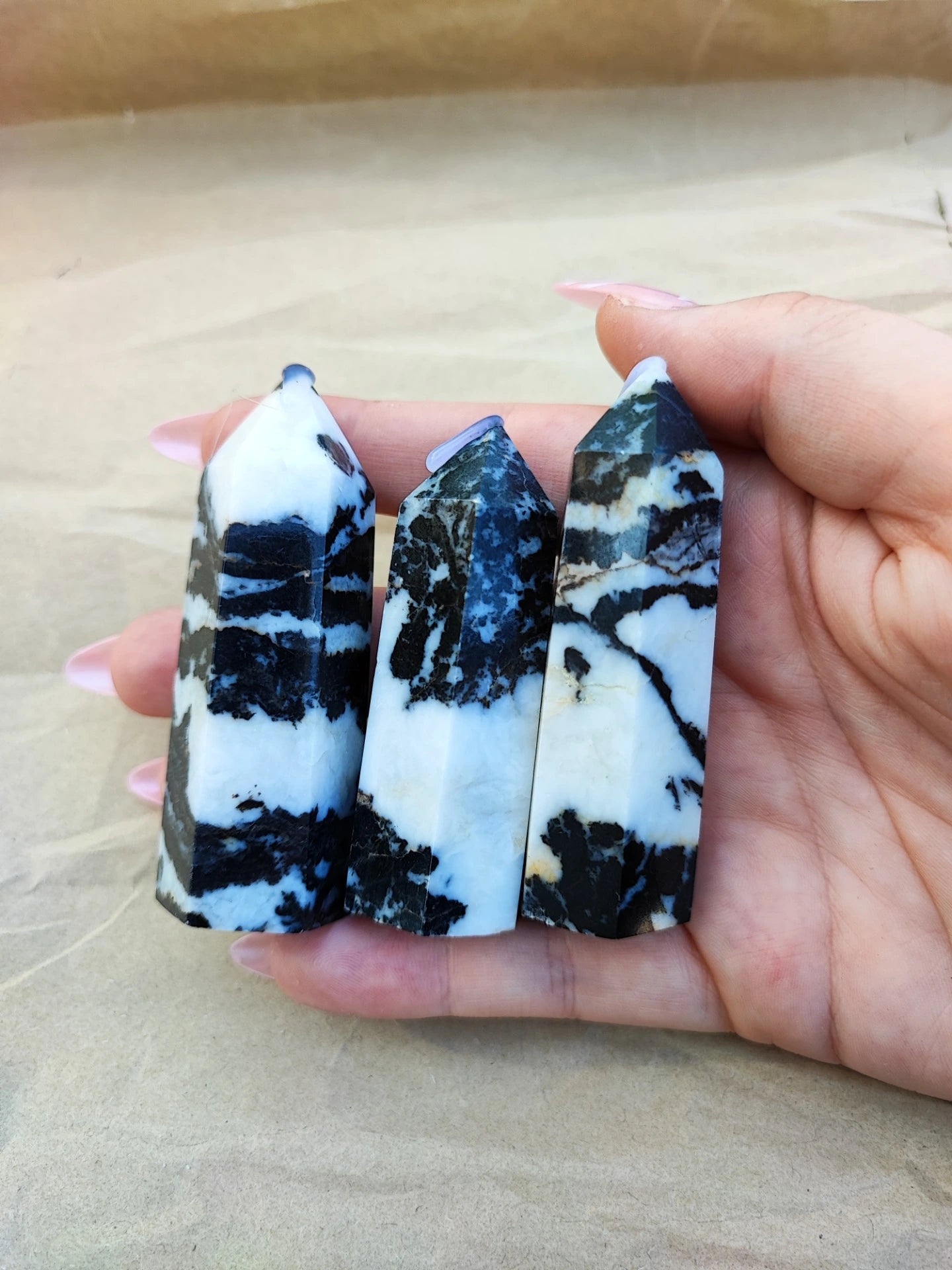 Zebra jasper - point