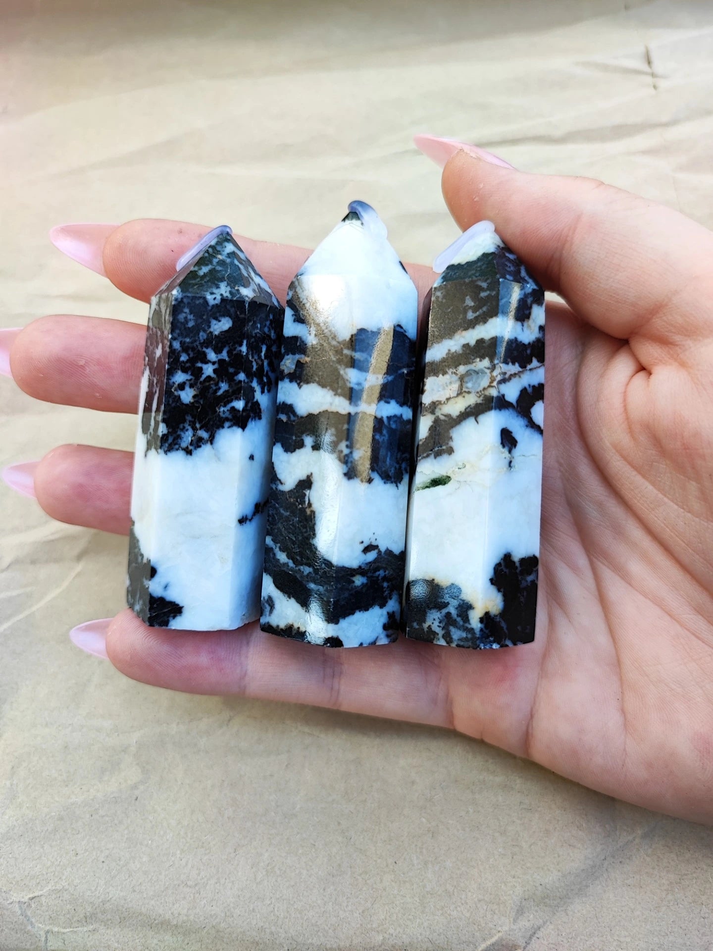 Zebra jasper - point