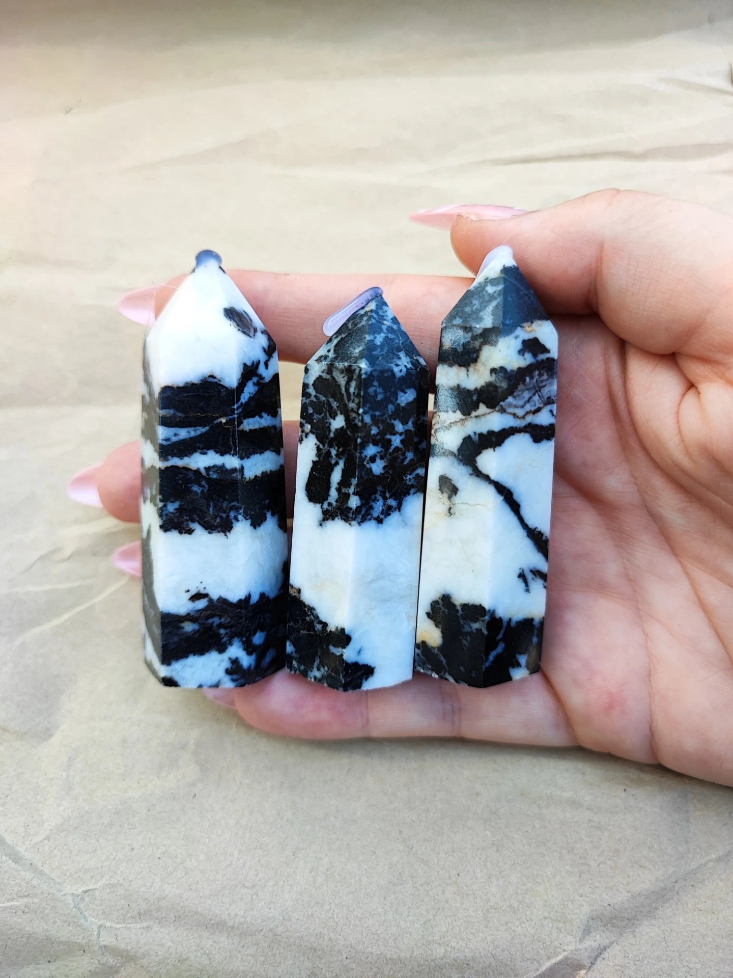 Zebra jasper - point