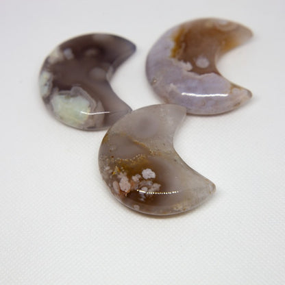 Flower Agate - big moon