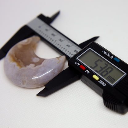 Flower Agate - big moon