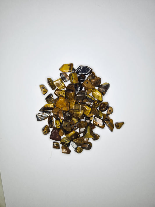 Tiger eye chip hole