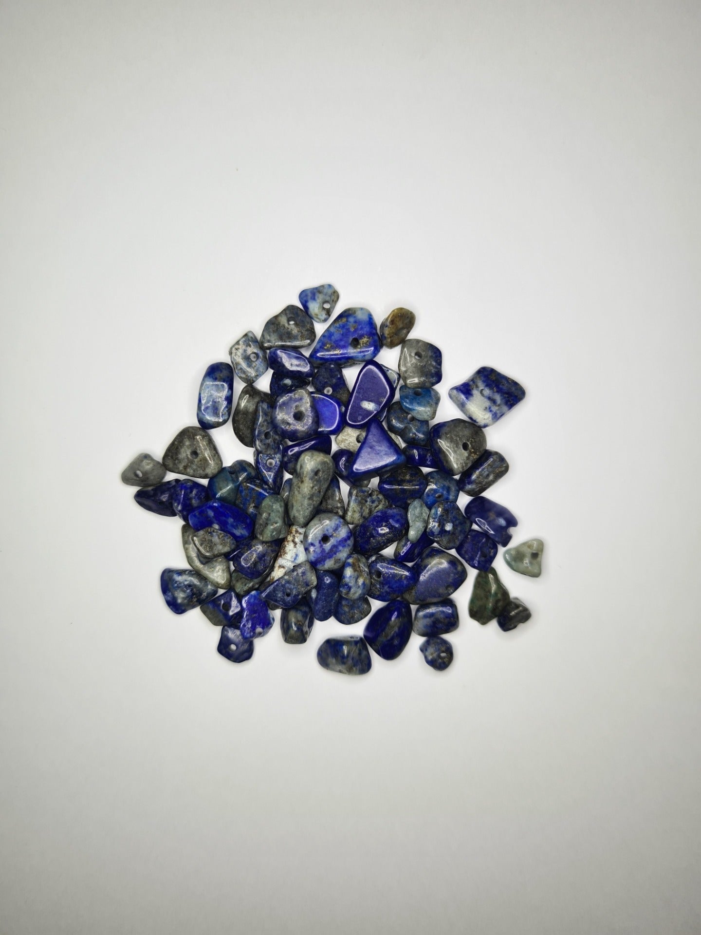 Lapis Lazuli chips hål