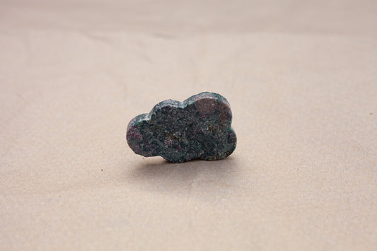 Zoisite with ruby - cloud