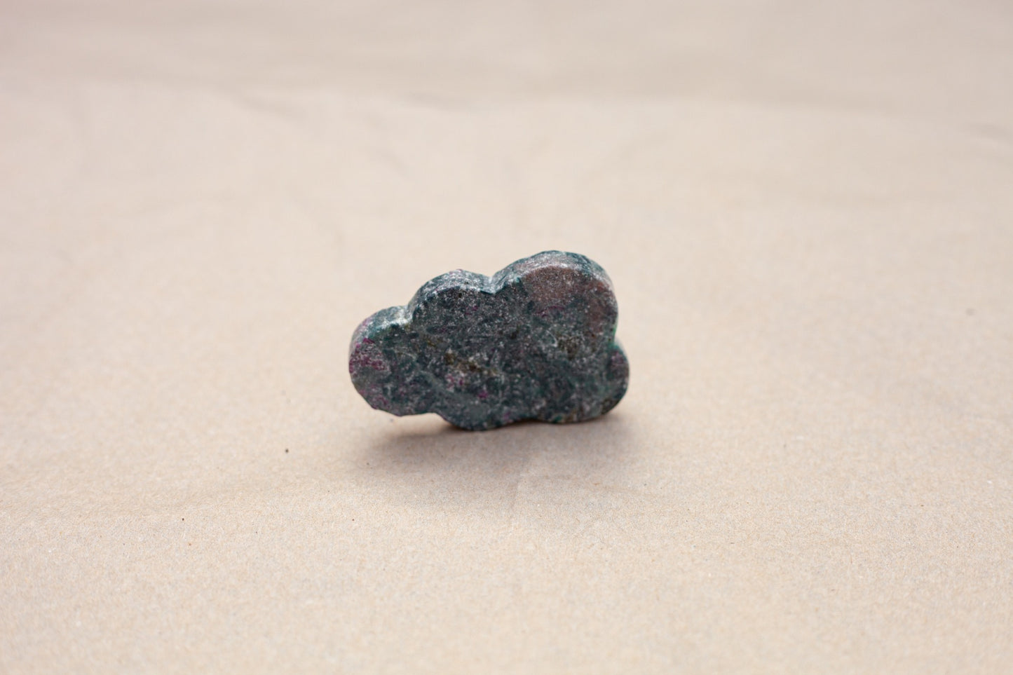 Zoisite with ruby - cloud