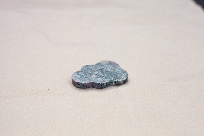 Zoisite with ruby - cloud