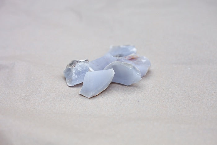 Blue chalcedony - raw