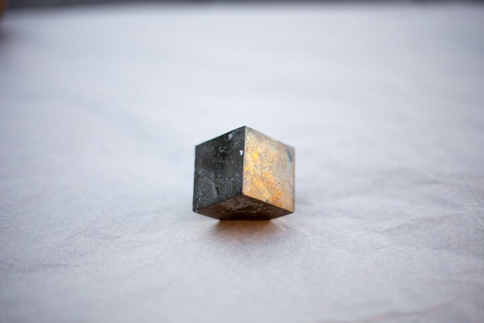 Pyrite - standing cube