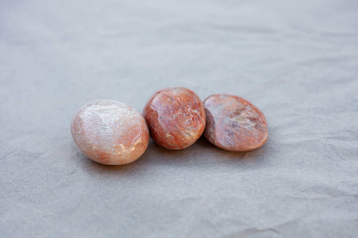 Peach moonstone - palmstone