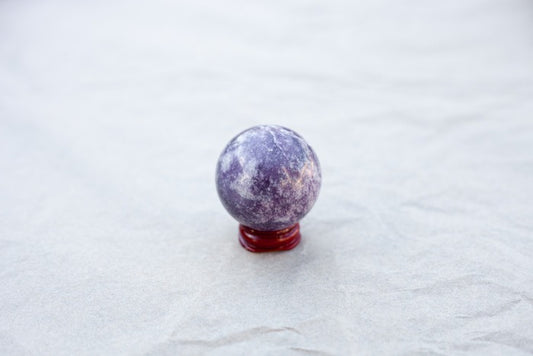 Lepidolite - sphere