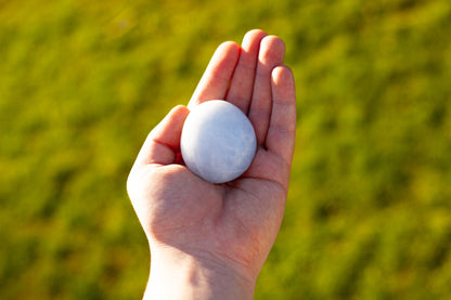 Blå kalcit - palmstone