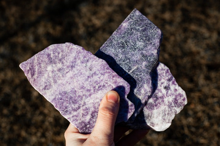 Lepidolite - slab