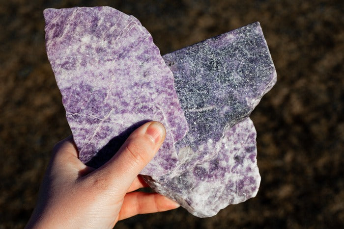 Lepidolite - slab