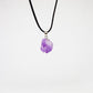 Ametistkluster halsband