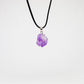 Ametistkluster halsband
