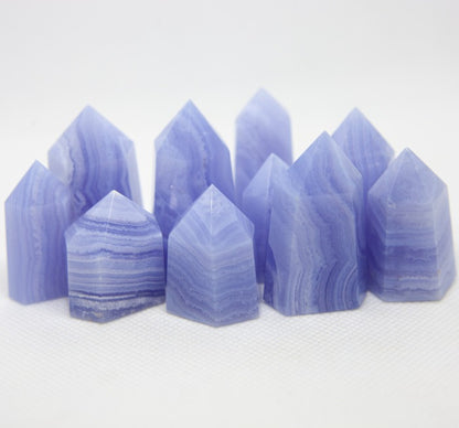 Blue lace agate AAA - small point