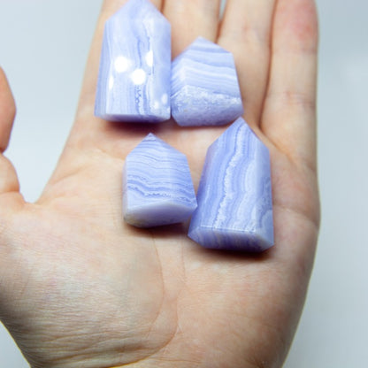 Blue lace agate AAA - small point