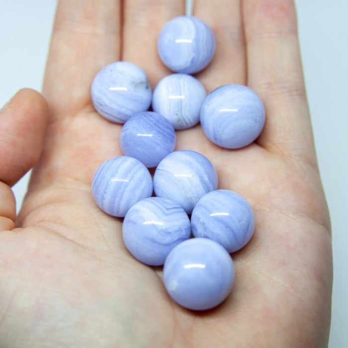 Blue lace agate mini sphere