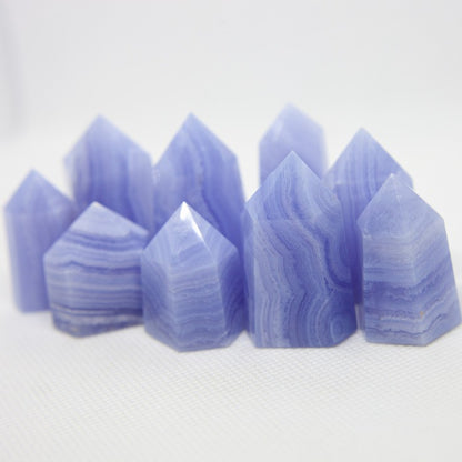 Blue lace agate AAA - small point