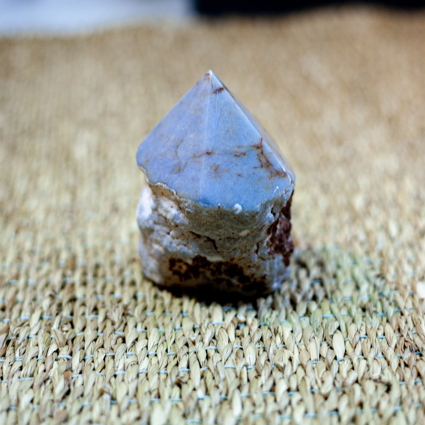 Angelite - semi-polished tip/turret