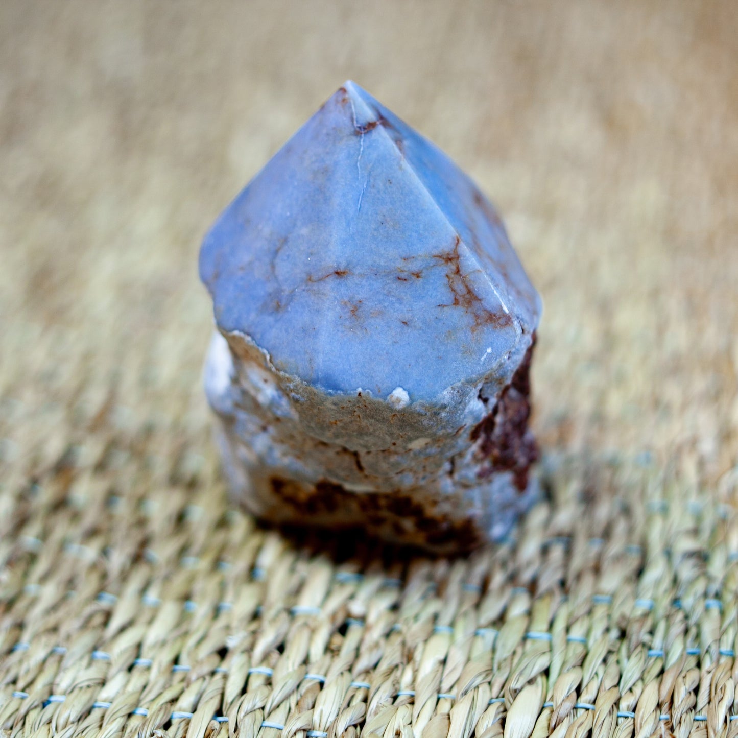 Angelite - semi-polished tip/turret