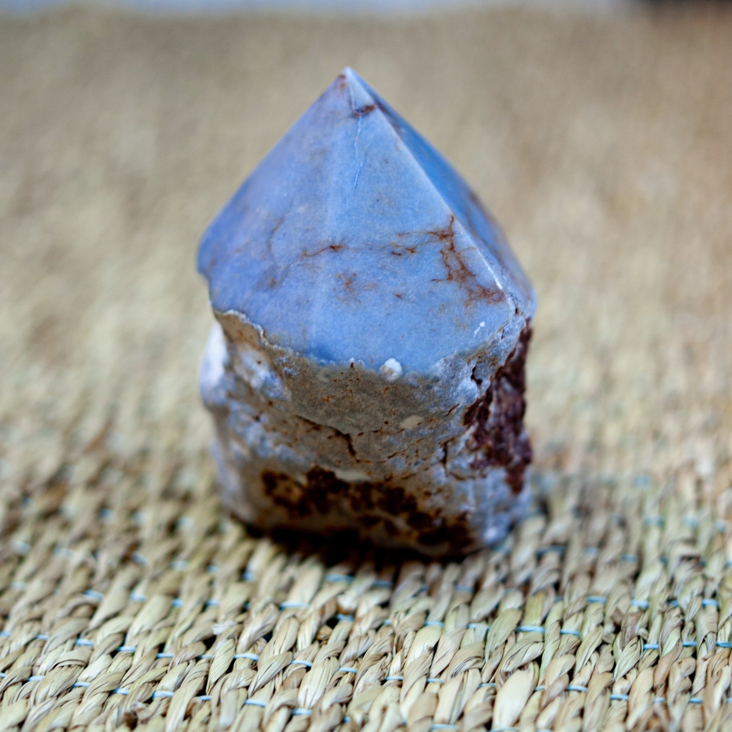 Angelite - semi-polished tip/turret