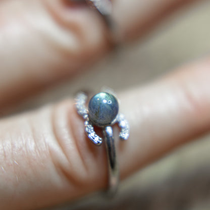 Labradorit - S925 ring