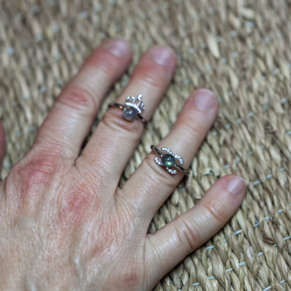 Labradorit - S925 ring