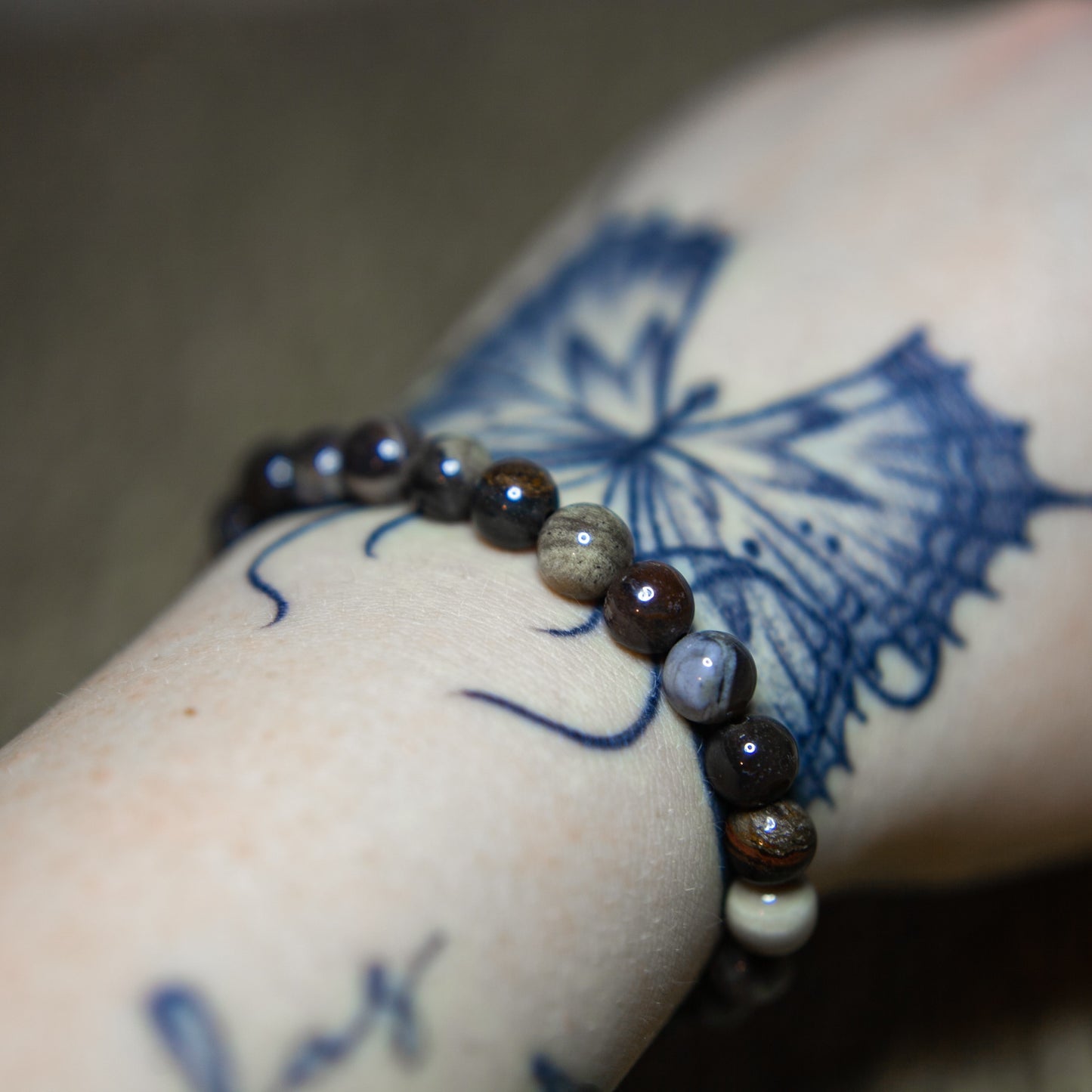 Chocolate Calcite - bracelet