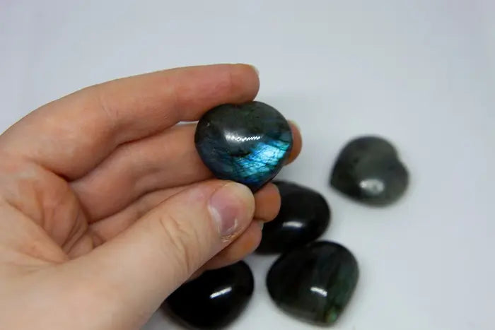 Labradorite - heart